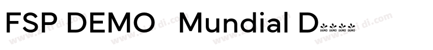 FSP DEMO   Mundial D字体转换